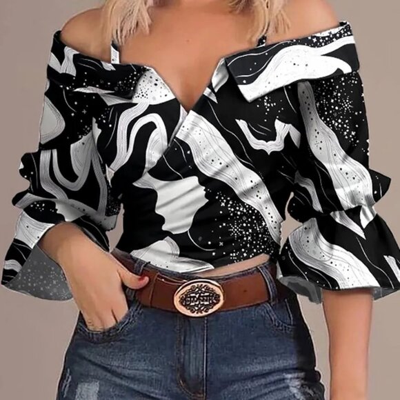 New Cross-border Off-shoulder - Picture 1 of 9